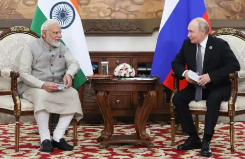 Modi Ingatkan Putin Soal Perang di KTT SCO: "Ini Bukan Era Perang"