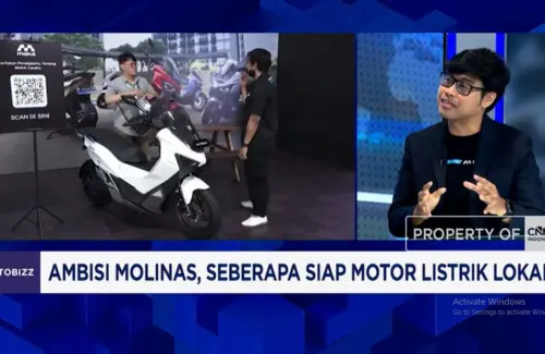 Motor Listrik Lokal Siap Dukung Program Molinas Prabowo, Target TKDN 60%