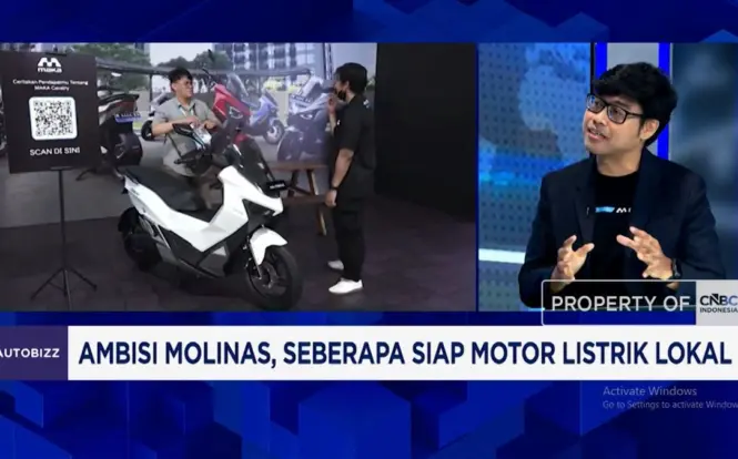 Motor Listrik Lokal Siap Dukung Program Molinas Prabowo, Target TKDN 60%
