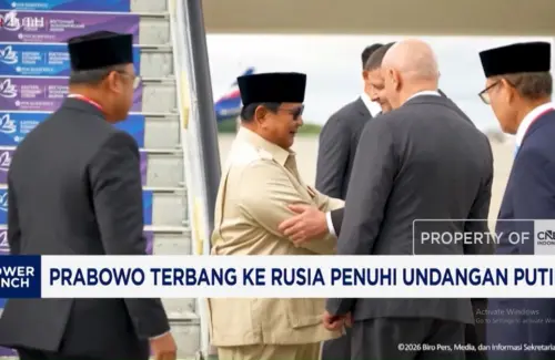 Prabowo Subianto Tiba di Rusia, Siap Bertemu Presiden Putin sebagai Tamu Kehormatan