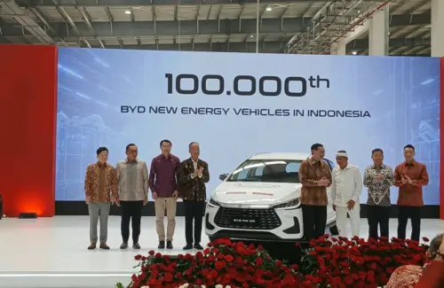 BYD Resmikan Pabrik Mobil Listrik Terbesar di Subang, Jabar: Investasi Rp 7 Triliun Dorong Ekspor