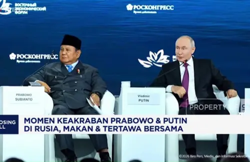 Keakraban Prabowo dan Putin Terpancar dalam Jamuan Makan di Moskow