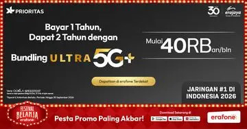 XL PRIO Tawarkan Bonus Langganan 1 Tahun di Festival Belanja erafone 2026