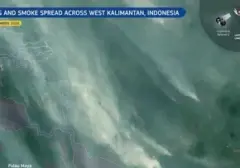 Satelit Uni Eropa Deteksi Kebakaran Hutan di Ketapang, Asap Mengancam Pesisir