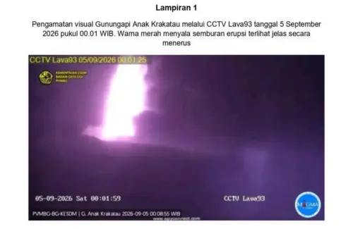Dentuman Misterius di Bandung: Benarkah Terkait Erupsi Krakatau?