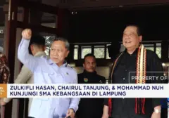 Zulhas dan Chairul Tanjung Tebar Inspirasi di SMA Kebangsaan Lampung, Dorong Generasi Muda Berkarya