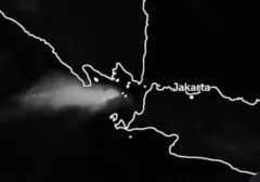 Letusan Krakatau Tembus Tropopause, Terekam Satelit Canggih