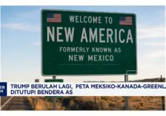 Kontroversi Baru Donald Trump: Peta Meksiko, Kanada, dan Greenland 'Ditutupi' Bendera AS