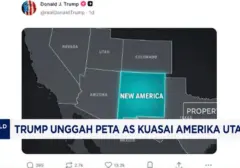 Unggahan Peta "Kuasai Amerika Utara" oleh Trump Tuai Kontroversi Global