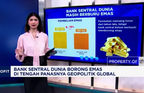 Bank Sentral Dunia 'Borong' Emas, Lindungi Diri dari Ketidakpastian Geopolitik Global